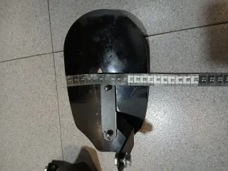 Cúpula parabrisas moto negra