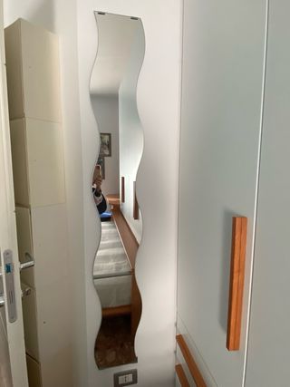 3 pezzi specchi onda decorativo