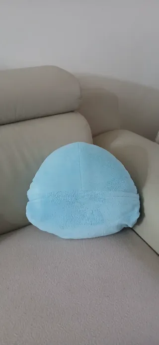 Coperta con cappuccio azzurra