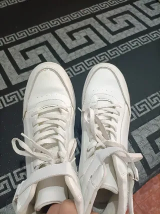 Botas deportivas altas blancas talla 41
