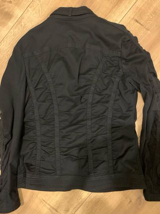 Cazadora Mango Negra Talla XL