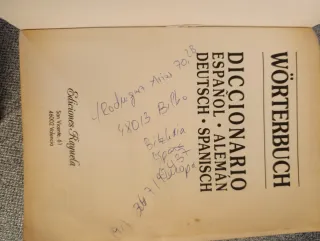 Diccionario Alemán-español, español-Alemán