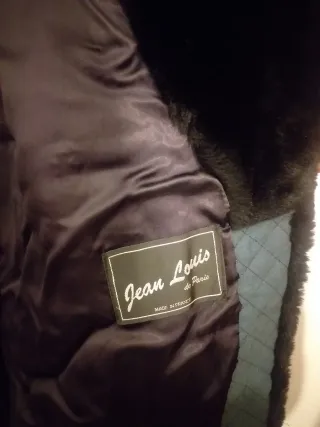 Abrigo negro talla M