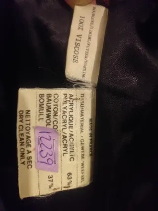 Abrigo negro talla M