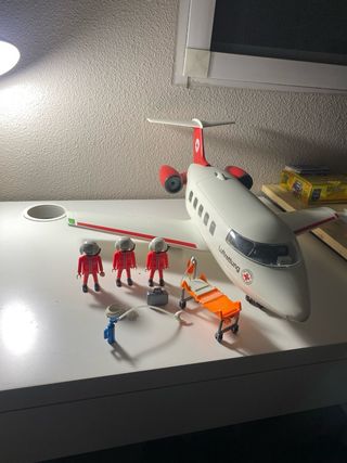Playmobil 9534 Cruz Roja Avión y 9536 camion cruz