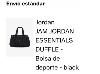 Bolso deportivo Jordan negro