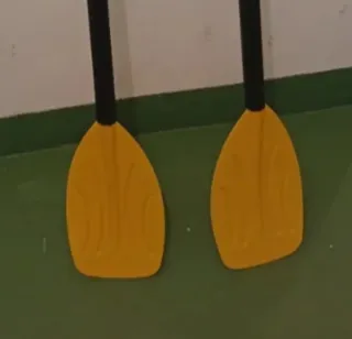 2 Remos y 2 Válvulas para barca hinchable