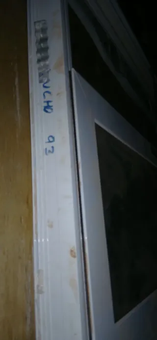 Ventana de pvc corredera blanca