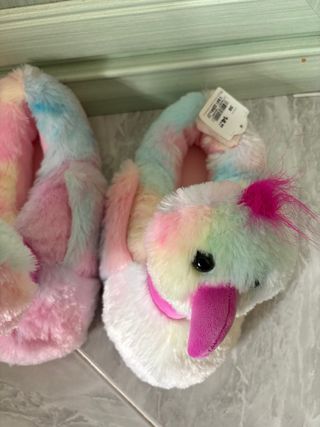 Pantofole morbide arcobaleno