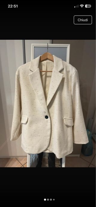 Giacca donna beige