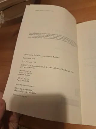 La teoría de la historia de Karl Marx Una defensa