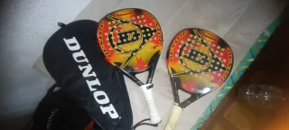 2 Palas de Pádel Dunlop + Funda