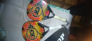 2 Palas de Pádel Dunlop + Funda