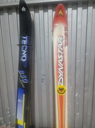2 Pares de Esquís Tecno & Dynastar