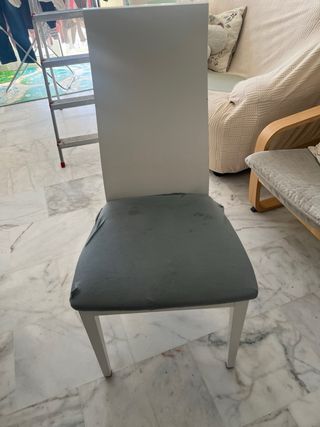 Mesa Comedor Cristal Extensible + 6 Sillas