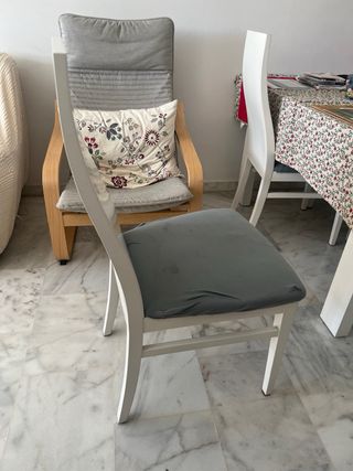 Mesa Comedor Cristal Extensible + 6 Sillas