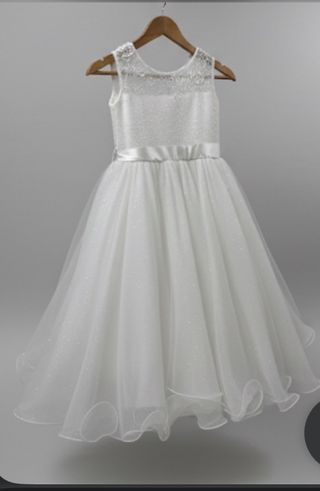 Vestito cerimonia bambina bianco