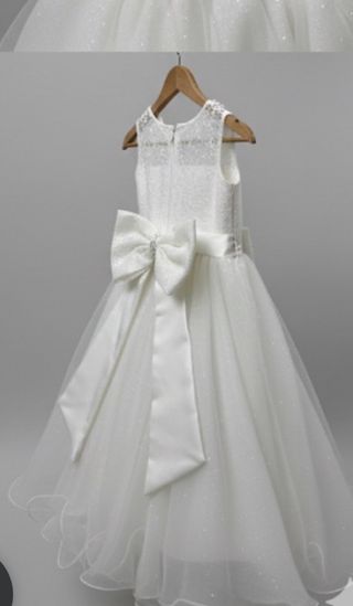 Vestito cerimonia bambina bianco