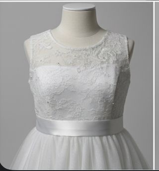 Vestito cerimonia bambina bianco