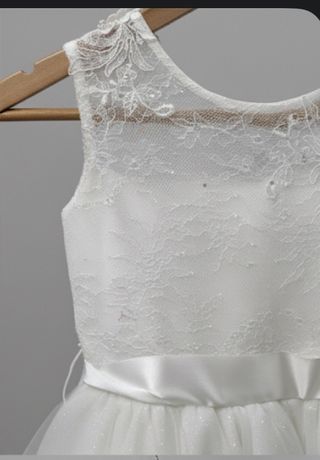 Vestito cerimonia bambina bianco