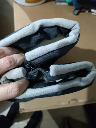 Botas de nieve Quechua grises y rosas talla 31