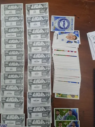 Lote 400 cromos Liga 25/26 sin repetir