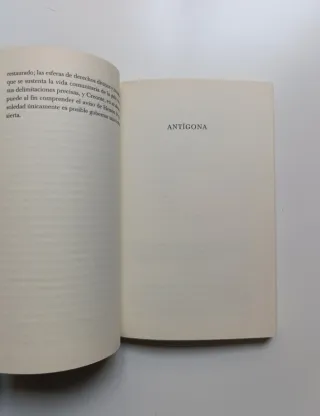 Antígona. Sófocles.