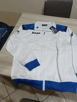 Tuta sportiva Zeus bianca e blu