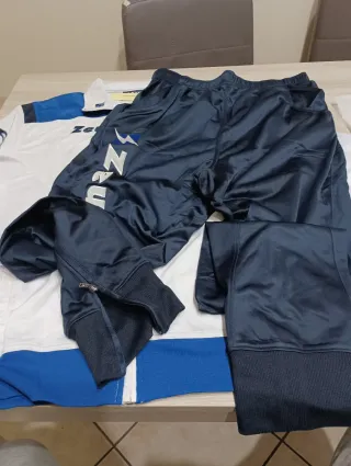 Tuta sportiva Zeus bianca e blu