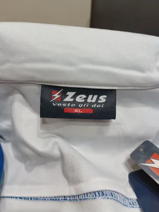 Tuta sportiva Zeus bianca e blu