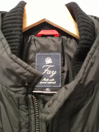 Bomber Fay Uomo Tg XL Slim Nero