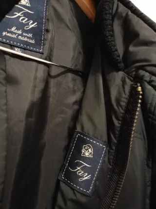 Bomber Fay Uomo Tg XL Slim Nero