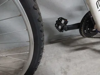 Bicicleta Montaña Rockrider Blanca/Rosa