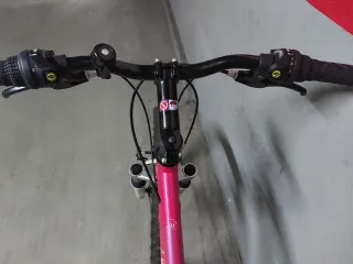 Bicicleta Montaña Rockrider Blanca/Rosa