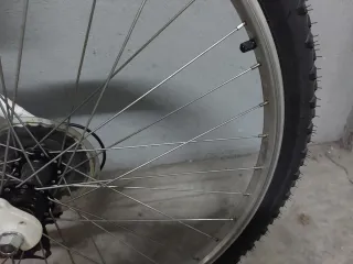 Bicicleta Montaña Rockrider Blanca/Rosa