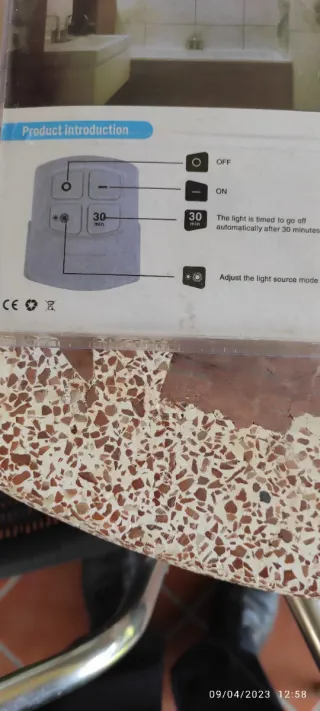 Luz LED Inalámbrica con Mando y tres luces