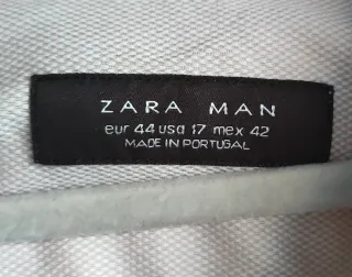 Camisa tostada de manga larga Zara