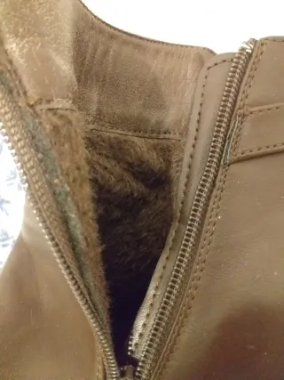 Botines de piel marrones