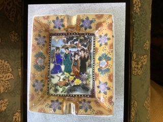 Cenicero de porcelana Macao