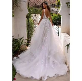 Vestido de novia largo sin estrenar