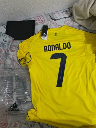 Camiseta Alnassar Adidas Amarilla Talla L