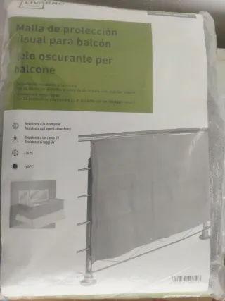 Malla Protección Balcón Livarno Oscurante