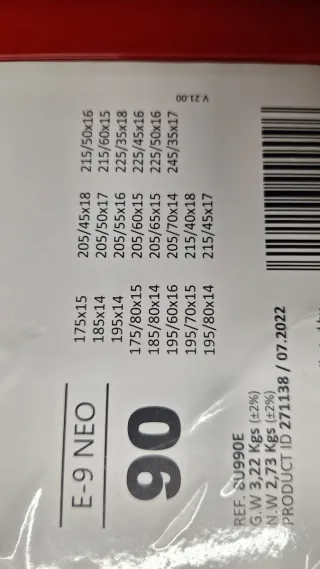 Cadenas de nieve de coche NUEVAS