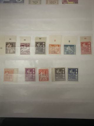 Sellos Lituania Colección