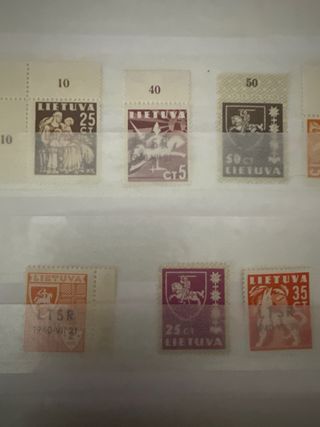 Sellos Lituania Colección