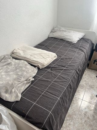 Cama nido 90x200 con cajones incluye colchones