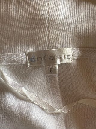 Sudadera blanca Enfasis