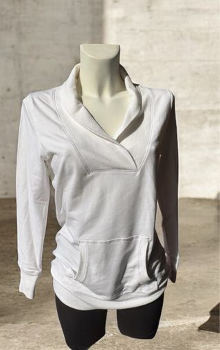 Sudadera blanca Enfasis