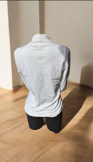 Sudadera blanca Enfasis