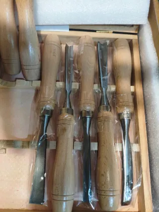 Juego 12 Gubias Madera Cinceles Carpintería